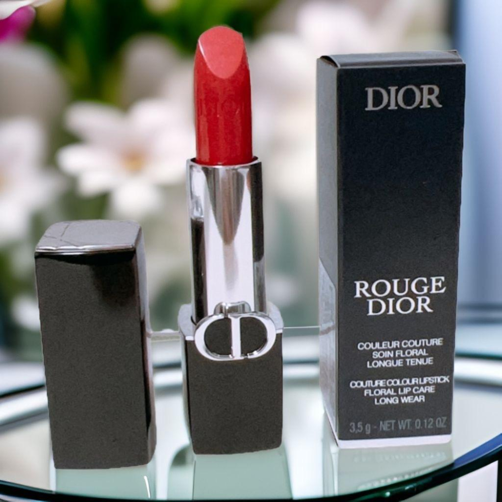 DIOR 迪奧 藍星唇膏 3.5g 正品 絲絨特霧/經典緞光 色號自選 口紅 臺灣專櫃貨 限量-細節圖3