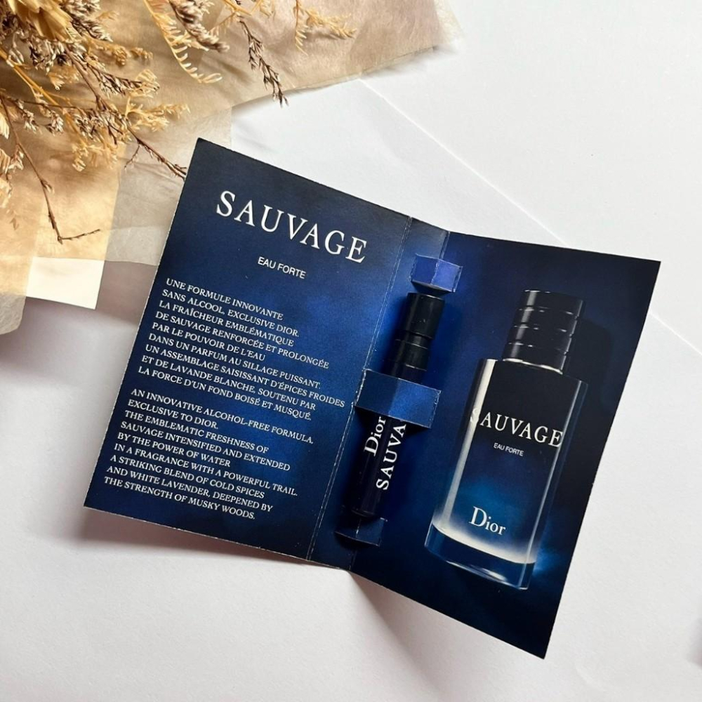 DIOR 迪奧 SAUVAGE曠野之心 澄澈香精 1ml EF 男香 針管 專櫃貨 香水-細節圖2