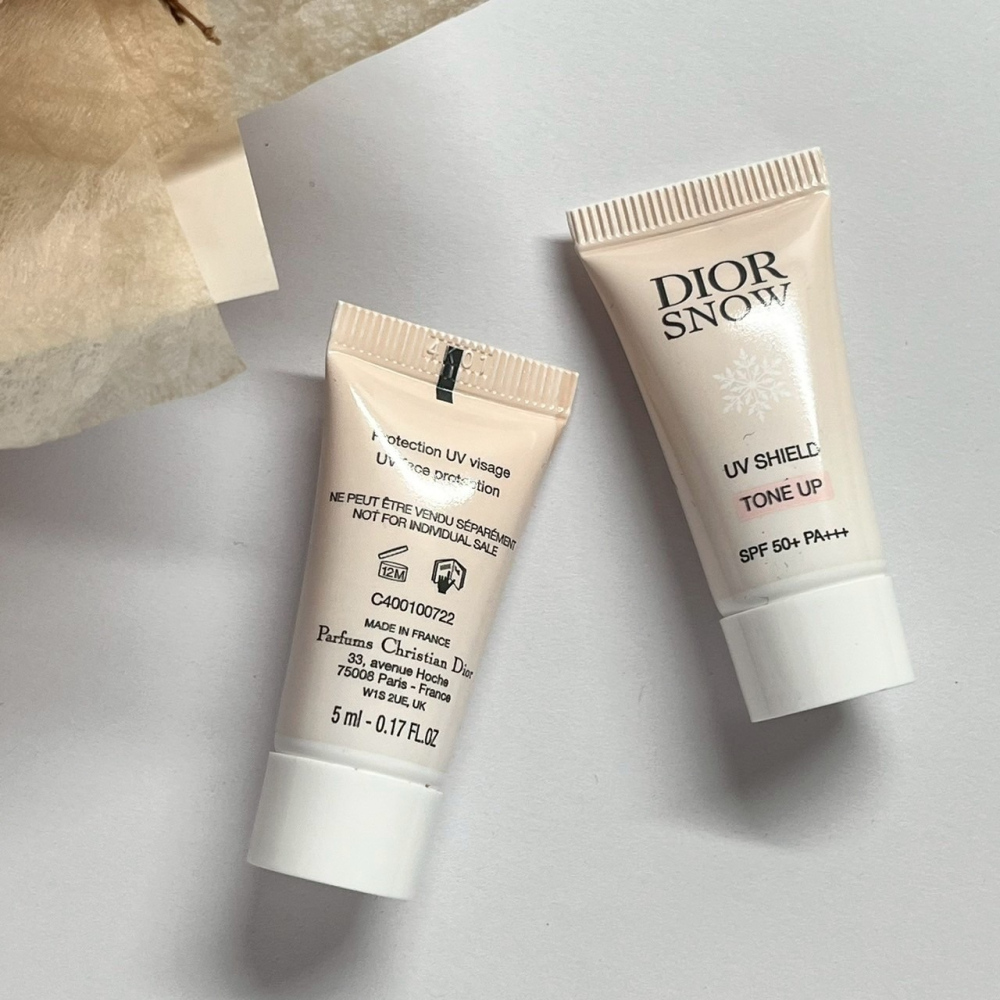 Dior 迪奧 雪晶靈潤色隔離亮妍霜 雪精靈潤色隔離妝前乳 5ml 專櫃貨 全新品 防曬 修色 隔離-細節圖2