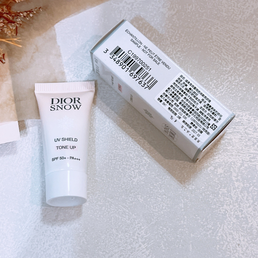 Dior 迪奧 雪晶靈潤色隔離亮妍霜 雪精靈潤色隔離妝前乳 5ml 專櫃貨 全新品 防曬 修色 隔離-細節圖4