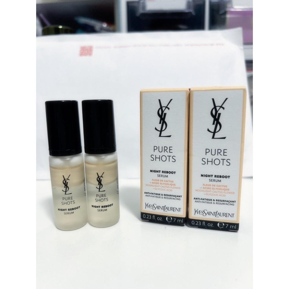 YSL 極效活萃夜光仙人掌超級精華 7ml 有盒子 中文標籤-細節圖2