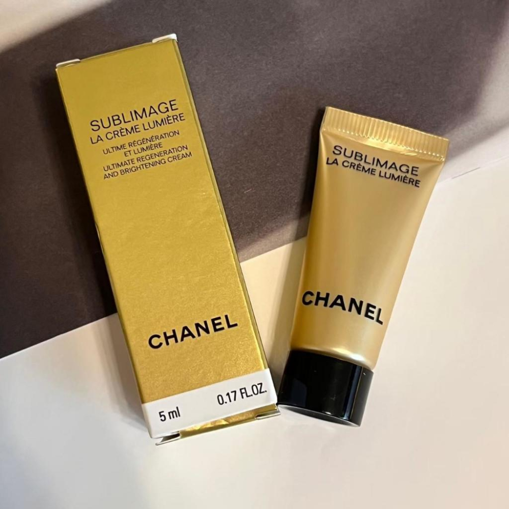 CHANEL 香奈兒 奢華金燦煥白乳霜 5ml 專櫃貨 臉霜 淨白-細節圖4