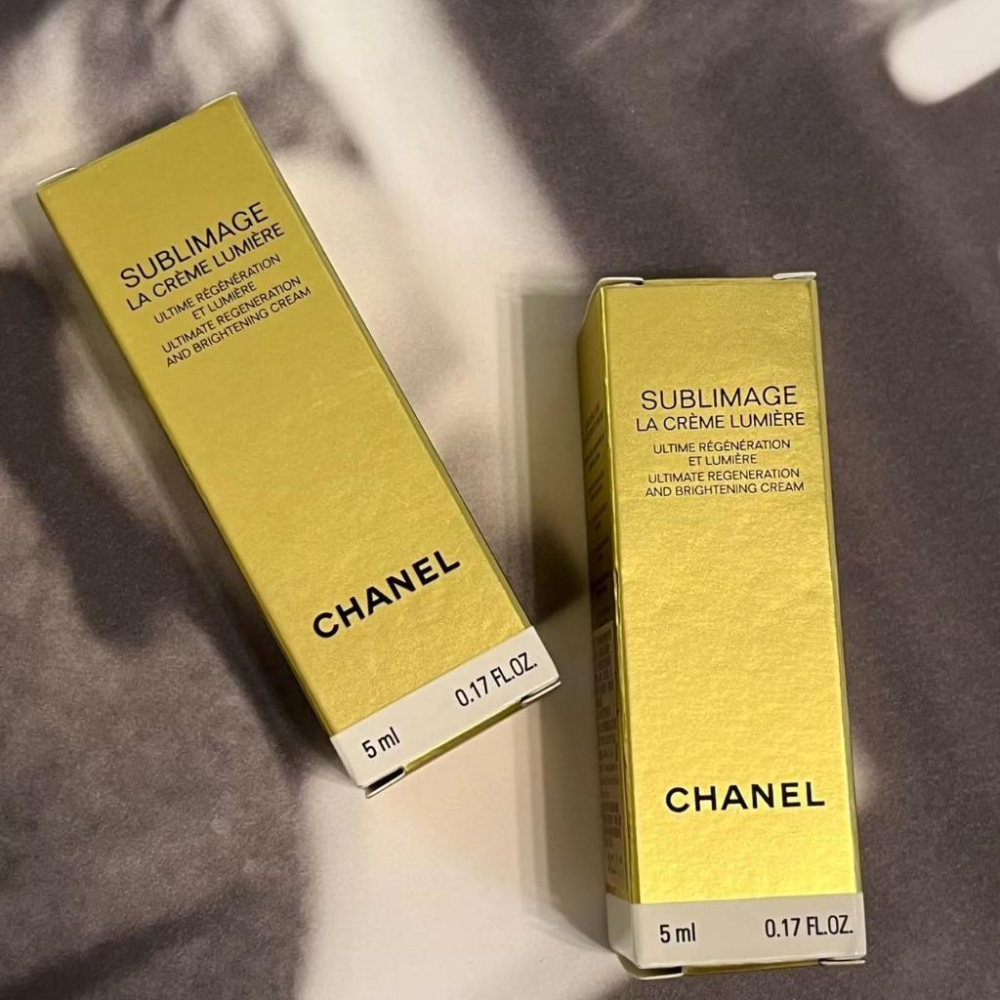CHANEL 香奈兒 奢華金燦煥白乳霜 5ml 專櫃貨 臉霜 淨白-細節圖8