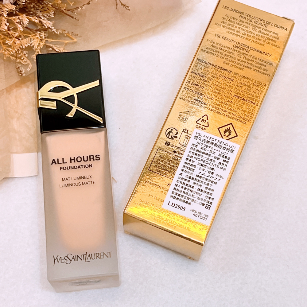 YSL聖羅蘭 恆久完美無瑕持妝粉底 25ml 專櫃貨 粉底液 遮瑕 底妝-細節圖2
