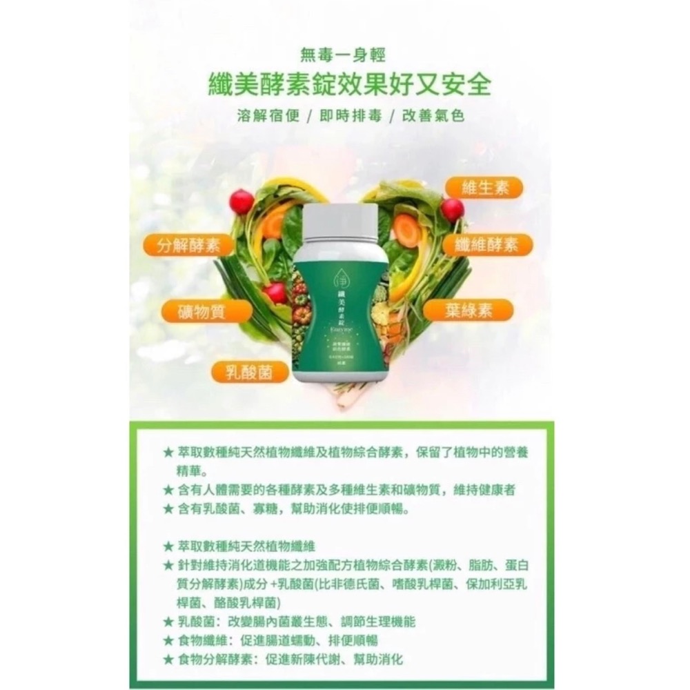 纖美酵素錠-細節圖4
