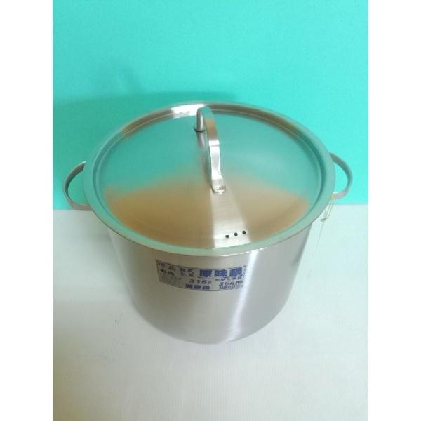 316不銹鋼原味湯鍋 不銹鋼湯鍋 厚底湯鍋 24cm-細節圖3
