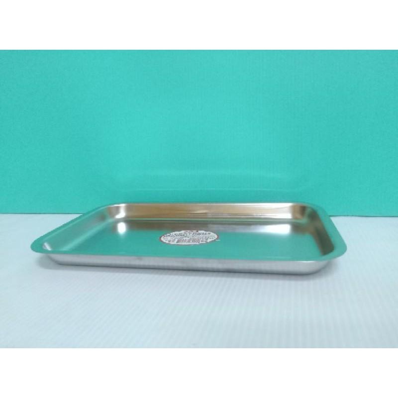 304不銹鋼烤盤 烤盤 不銹鋼烤盤 台灣製 一入 餐盤 方盤 淺盤 波浪烤盤～🌹 ♠❰元氣go物站❱♠-細節圖3