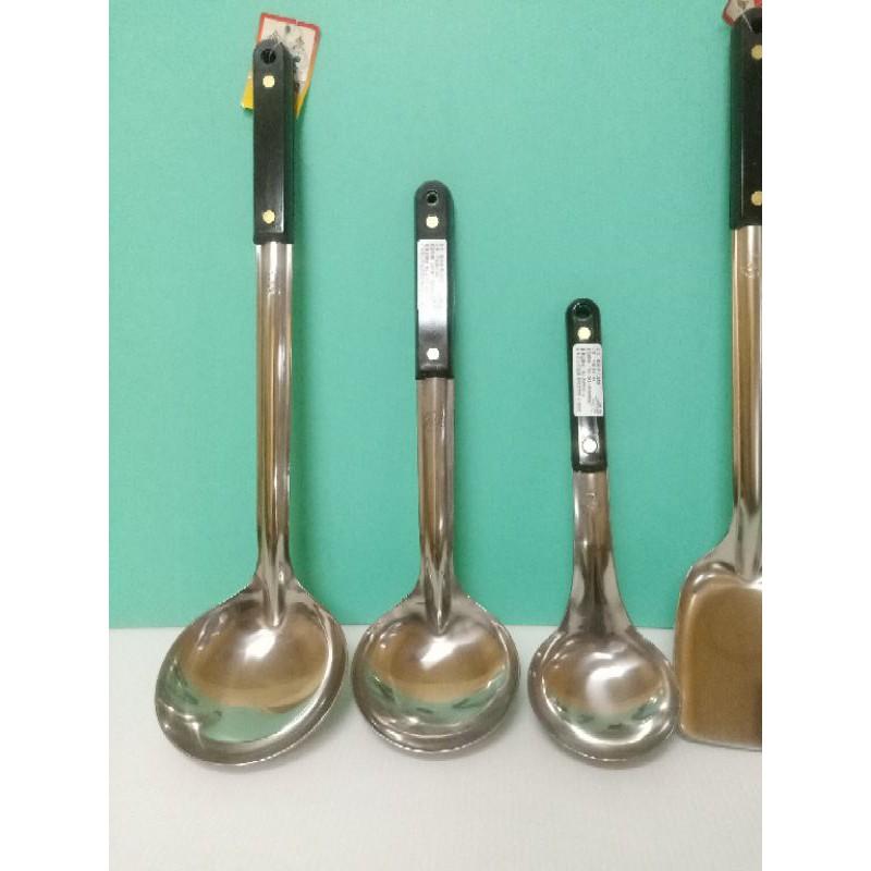 304不銹鋼煎匙 鍋鏟 湯杓 不銹鋼湯杓 不銹鋼煎匙 台灣製 🌹 ♠❰元氣go物站❱♠-細節圖2