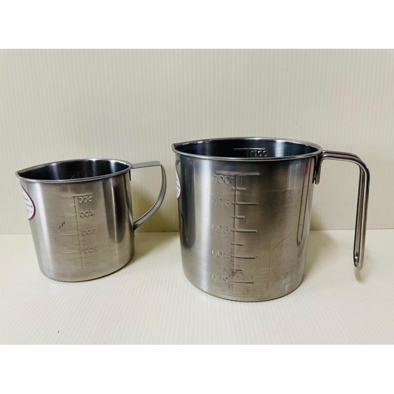 304不銹鋼量杯 500CC 1000CC 不銹鋼計量杯 量杯-細節圖2