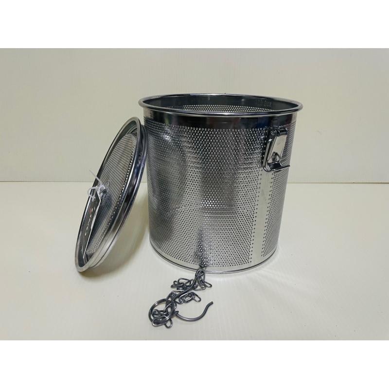 不銹鋼魯料籃 304魯料容器 304不銹鋼燉煮 滷味容器 一入 燉藥網-細節圖6