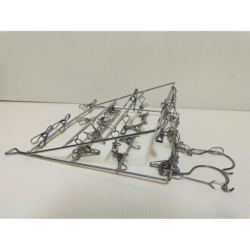 304不鏽鋼曬衣夾 襪夾 衣夾架 晾衣架 不銹鋼曬衣架-細節圖7