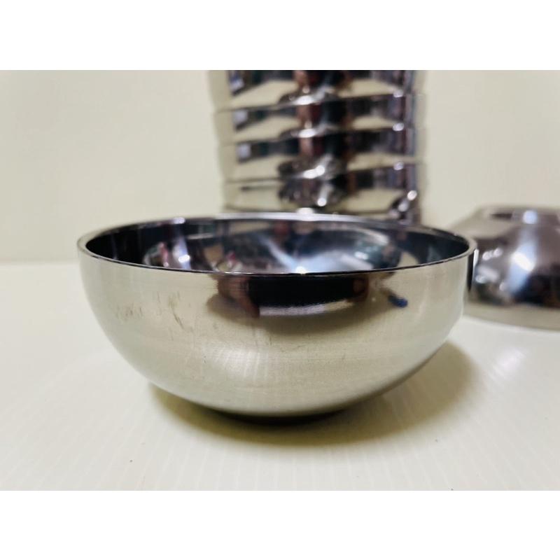 304不銹鋼吉祥碗 11.2cm 不銹鋼飯碗 餐碗 隔熱碗 湯碗-細節圖4