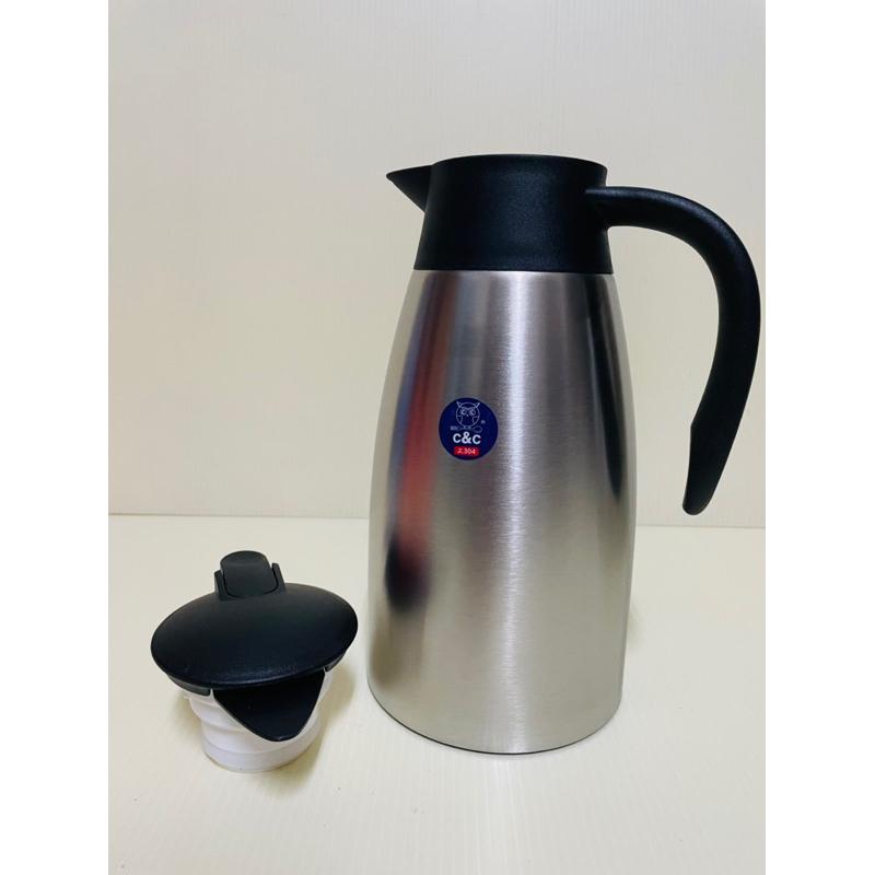 304不銹鋼保溫壺 1.5L 2L 不銹鋼咖啡壺 冷水壺 咖啡壺 茶壺-細節圖7