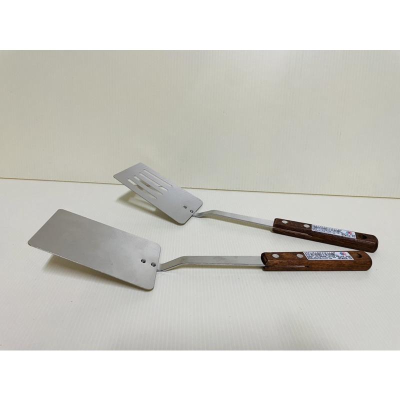 木柄不銹鋼湯杓 木柄不銹鋼鍋鏟 不銹鋼大匙 不銹鋼菜匙 不銹鋼平煎匙 煎匙 漏勺-細節圖2