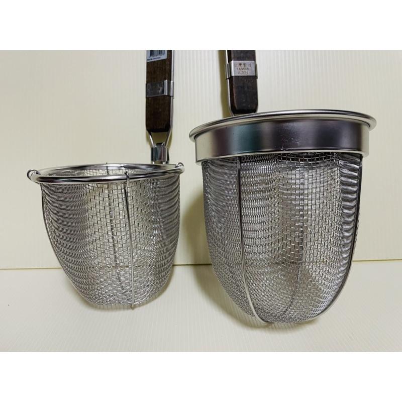 304不銹鋼撈麵網 不銹鋼滷味撈網 燙青菜撈網 過濾網 不銹鋼麵切 麵攤用撈網-細節圖2