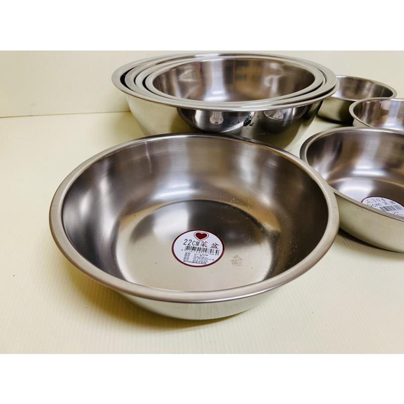 304不銹鋼菜盆 不銹鋼調理盆 料理盆 菜盆 不銹鋼湯鍋 台灣製 一入-細節圖3