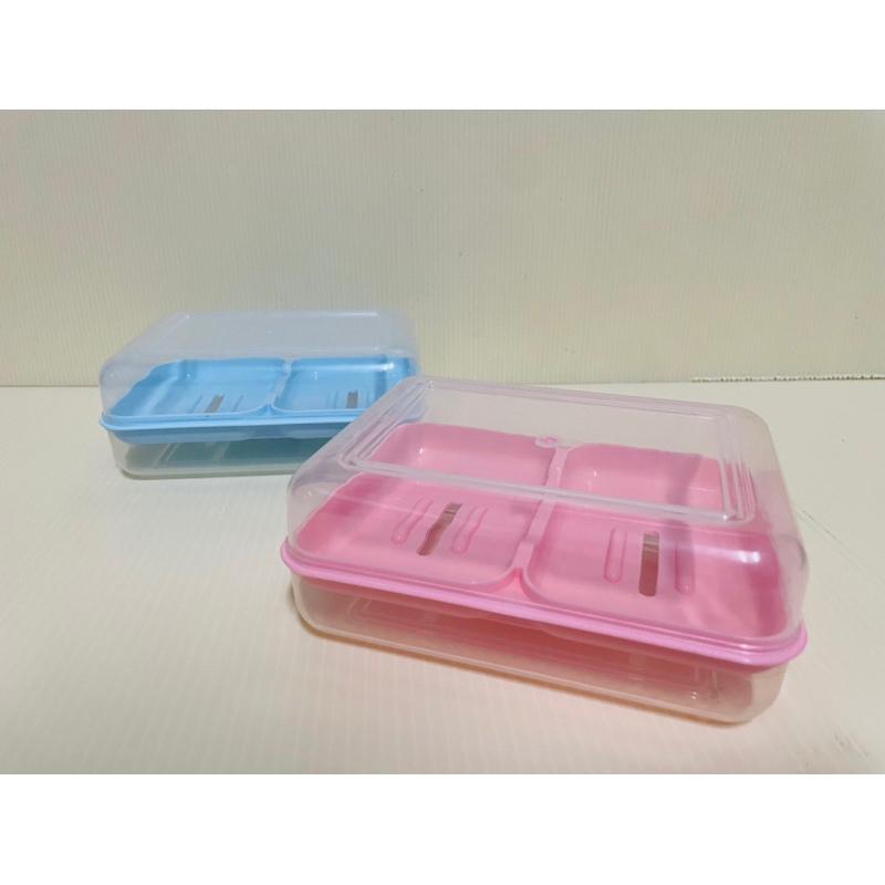 雙格皂盒 肥皂盒 香皂盒 香皂瀝水-細節圖2