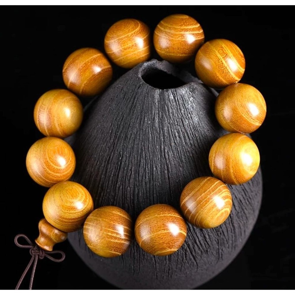 ★黃金檀20mm/算盤珠手串#0015/#0053-細節圖3