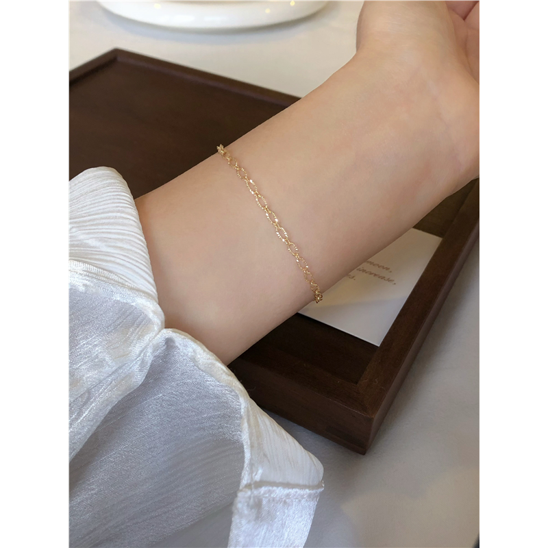 原創手作。精緻輕奢風 招財橢圓黃虎眼石vs淡水珍珠彈力手鏈-Euphoria Store-規格圖8