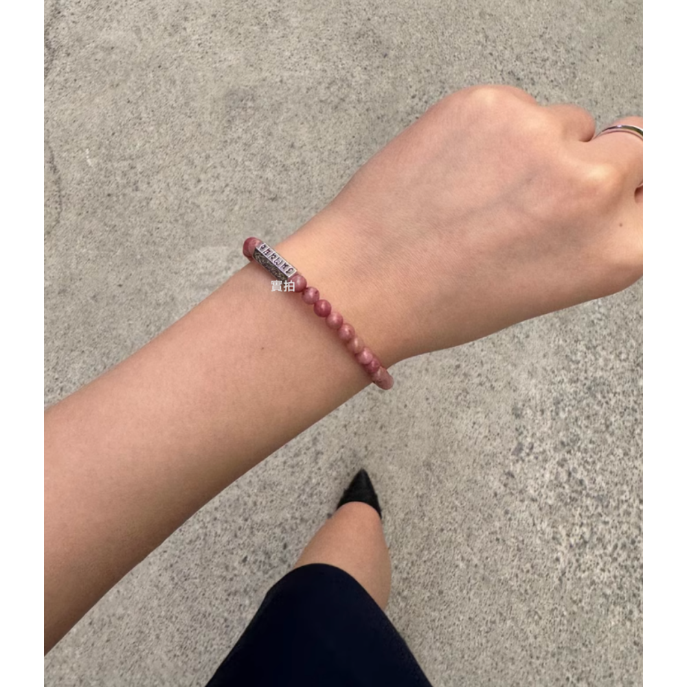 原創手作。疊戴超美 小眾設計師 新中式民族風天然石串珠彈性線手鍊-Euphoria Store-細節圖7