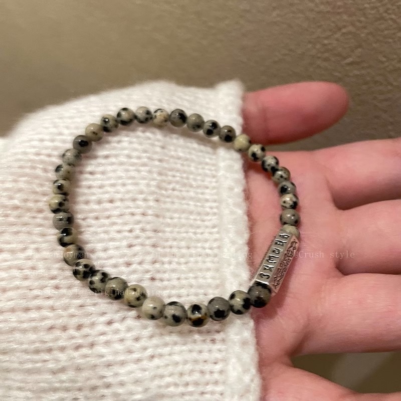 原創手作。疊戴超美 小眾設計師 新中式民族風天然石串珠彈性線手鍊-Euphoria Store-規格圖11
