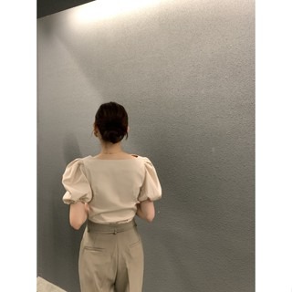 秋。店主自留 韓chic復古小眾 顯瘦壓褶設計 高腰繫帶垂感佳直筒長褲西裝褲拖地褲-Euphoria Store-細節圖8