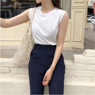 實穿百搭款 極簡氣質顯瘦感十足 高腰包臀直筒西裝長褲-Euphoria Store-細節圖8