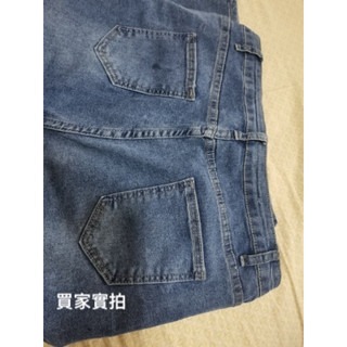 春。韓系東大門新款 百搭高腰直筒修身顯瘦老爺褲水洗牛仔褲-Euphoria Store-細節圖8