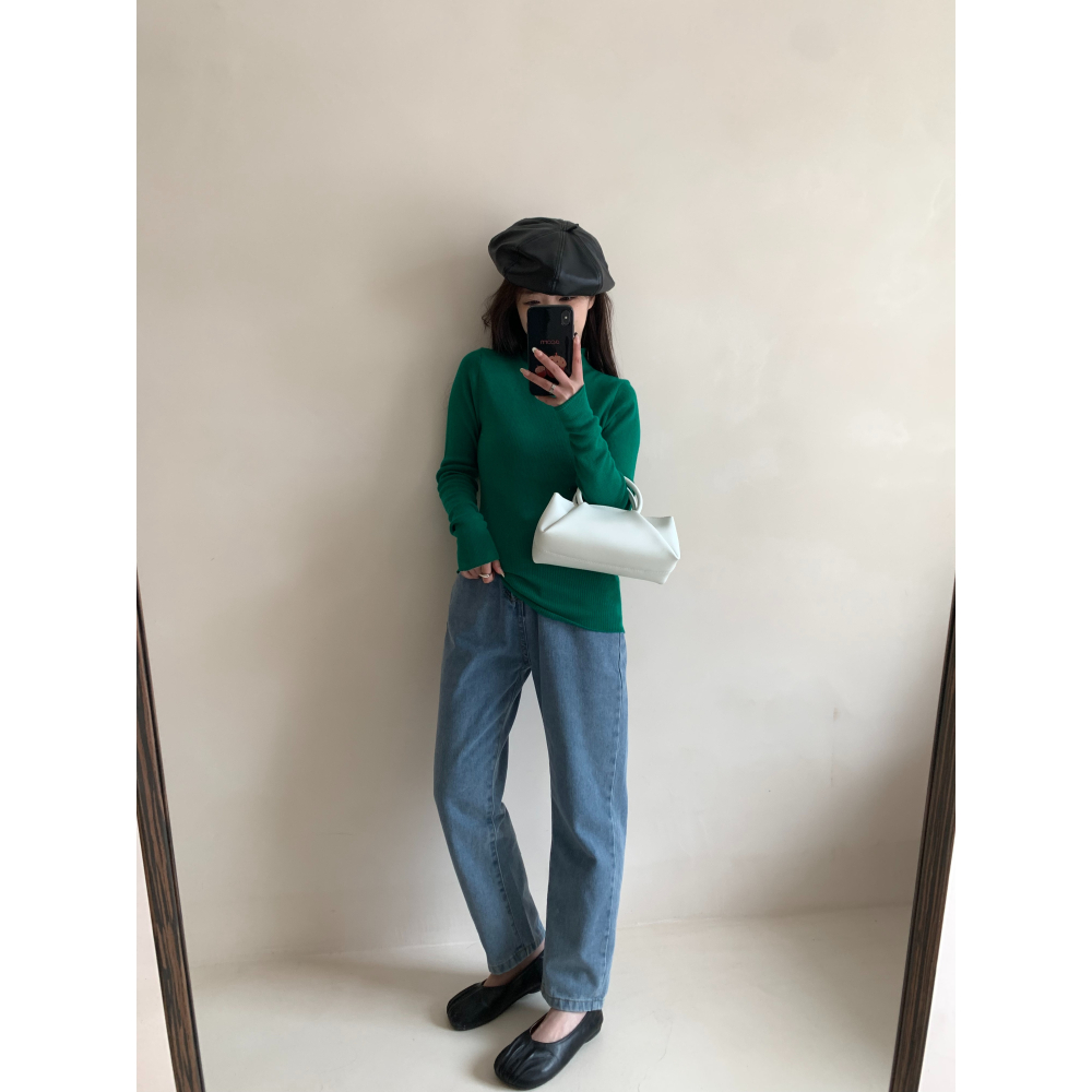 四季。實拍◆輕鬆寫意~鬆弛感滿滿 日式淺色輕水洗靛藍寬鬆藏肉 軟布牛仔褲九分褲哈倫褲-Euphoria Store-細節圖6