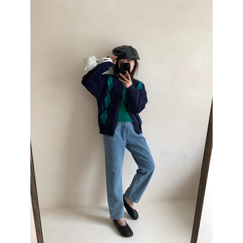 四季。實拍◆輕鬆寫意~鬆弛感滿滿 日式淺色輕水洗靛藍寬鬆藏肉 軟布牛仔褲九分褲哈倫褲-Euphoria Store-細節圖9