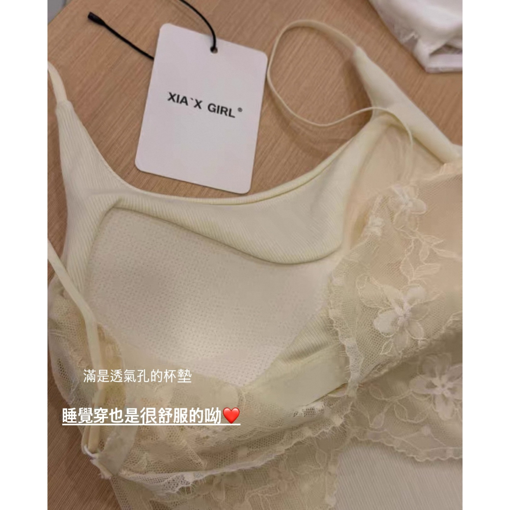 夏。時尚性感 蝴蝶美背軟蕾絲透氣親膚露背螺旋紋吊帶背心小可愛上衣-Euphoria Store-細節圖7