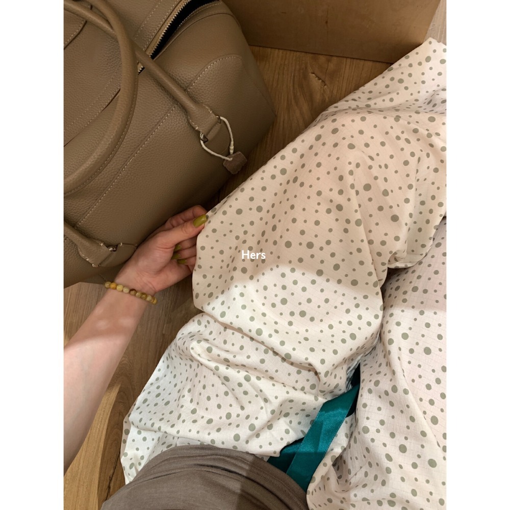 店主私著。韓版🇰🇷Hers慵懶輕薄 可以外穿的高腰鬆緊 花花家居褲長褲睡褲-Euphoria Store-規格圖10