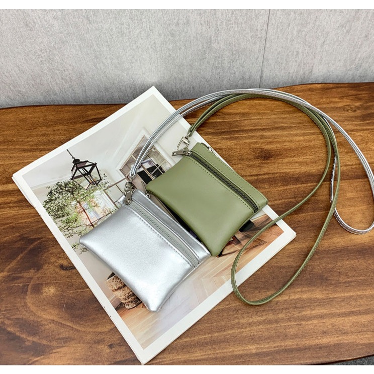 四季。小眾百搭便攜小廢包 簡約掛脖零錢包口紅鑰匙包耳機包挂脖零钱包女新款小众百搭便携迷你小包包卡-Euphoria St-細節圖2