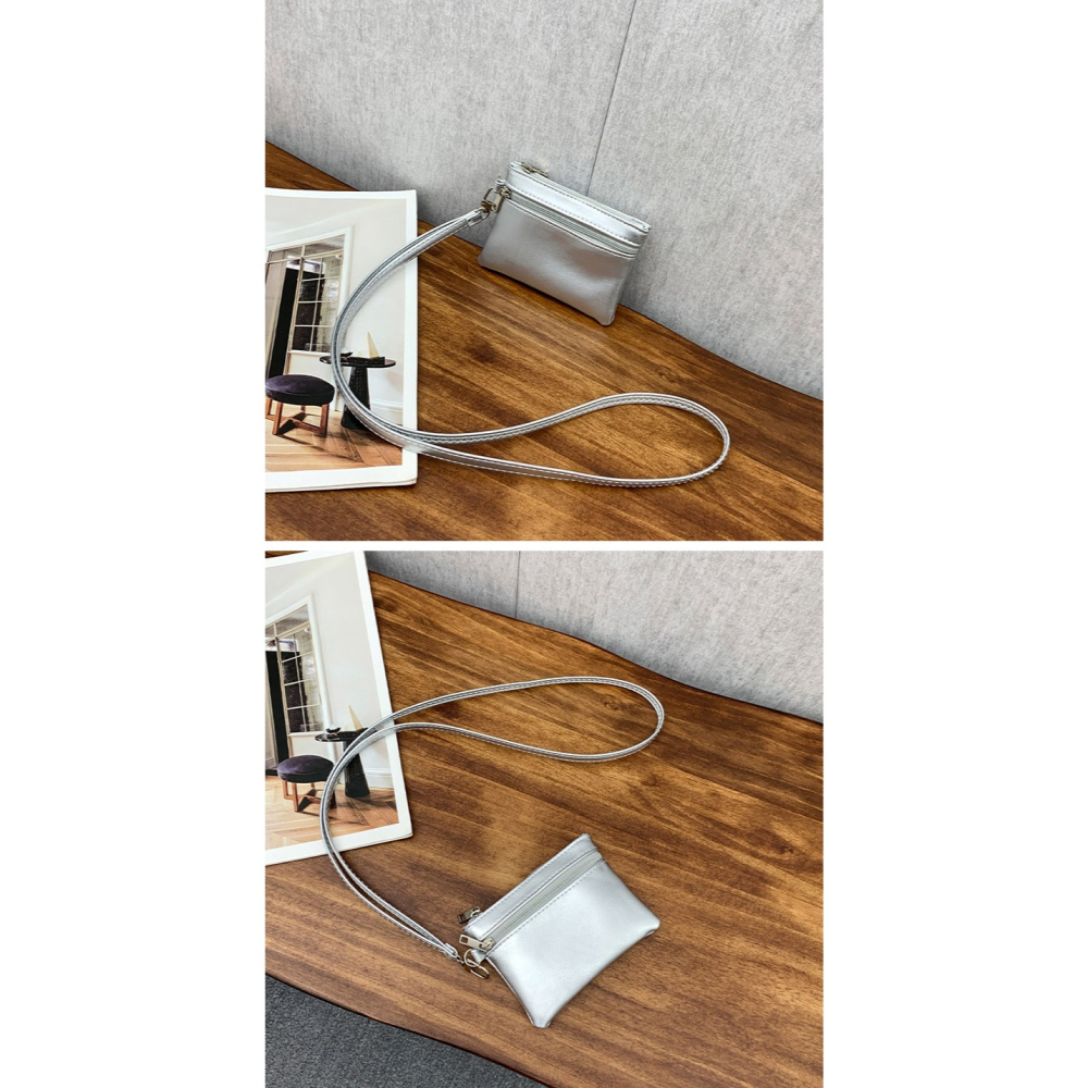 四季。小眾百搭便攜小廢包 簡約掛脖零錢包口紅鑰匙包耳機包挂脖零钱包女新款小众百搭便携迷你小包包卡-Euphoria St-細節圖4