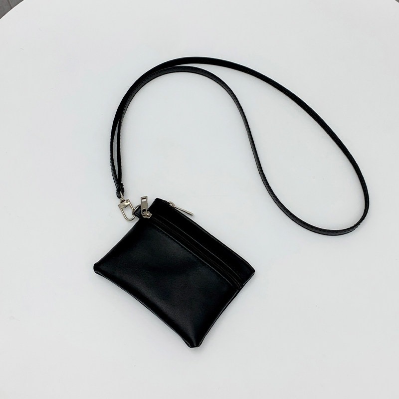 四季。小眾百搭便攜小廢包 簡約掛脖零錢包口紅鑰匙包耳機包挂脖零钱包女新款小众百搭便携迷你小包包卡-Euphoria St-規格圖9
