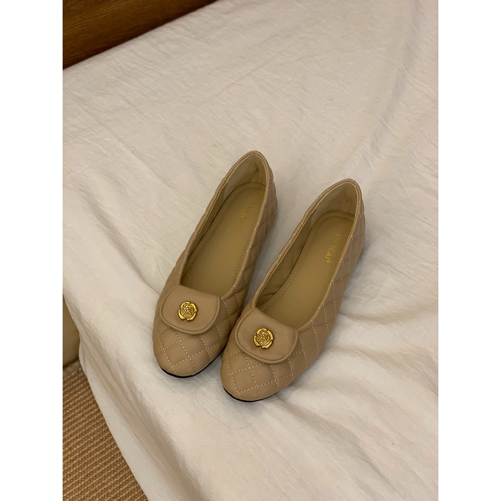 四季。經典法式小香風 不退流行 多款蝴蝶結淺口平底軟皮奶奶鞋娃娃鞋單鞋-Euphoria Store-規格圖9