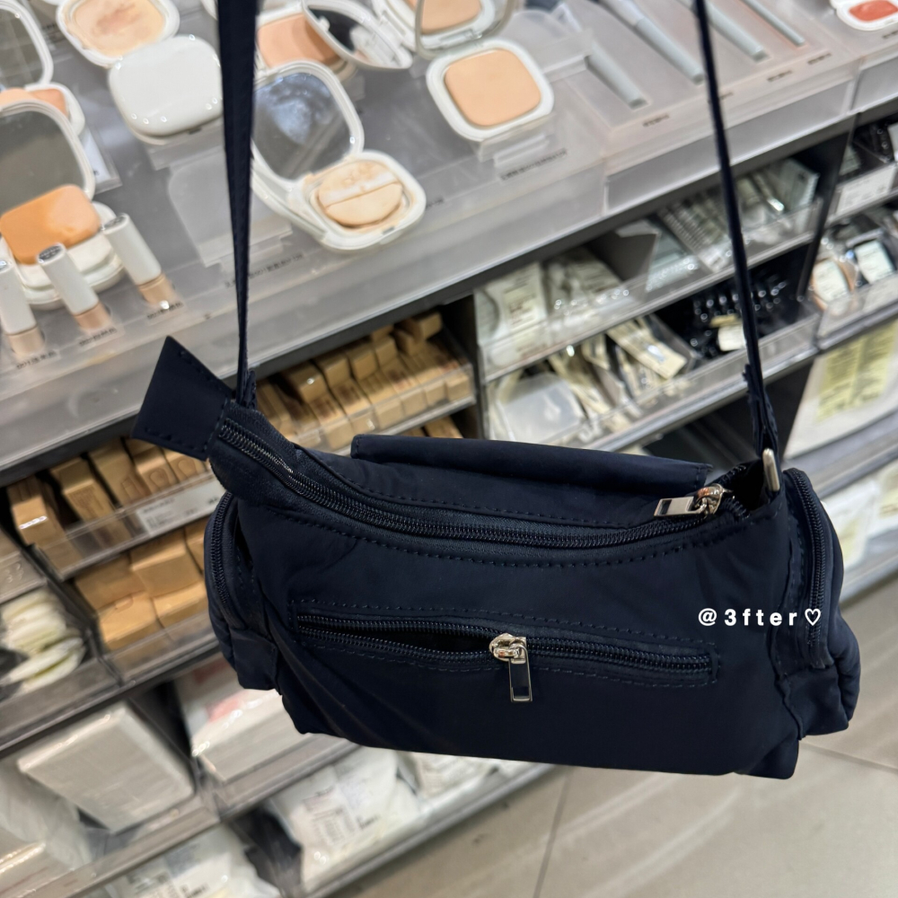 四季。內容量超標!!小小一只超能裝  純色防潑水尼龍單肩包腋下包-Euphoria Store-細節圖8