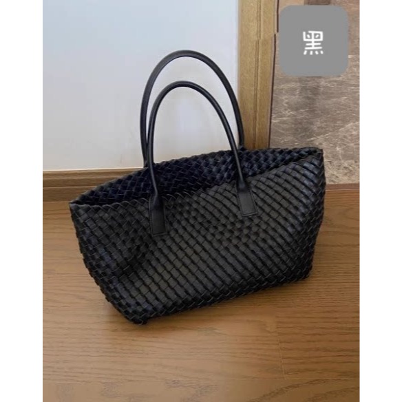 四季。簡約不簡單 時尚百搭 重工編織大容量單肩托特包大包-Euphoria Store-規格圖8