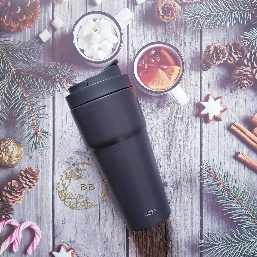 沃廚WOKY 渾圓杯/手提激凍輕芯鈦瓷易潔層保溫杯/雙層陶瓷手提保溫杯 (750ml) 2代杯-細節圖6