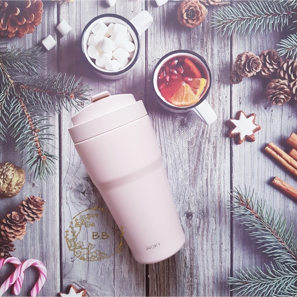 沃廚WOKY 渾圓杯/手提激凍輕芯鈦瓷易潔層保溫杯/雙層陶瓷手提保溫杯 (750ml) 2代杯-規格圖11