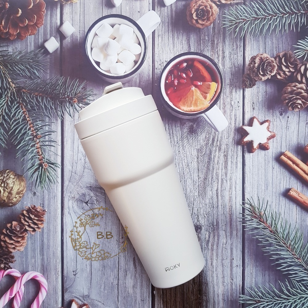 沃廚WOKY 渾圓杯/手提激凍輕芯鈦瓷易潔層保溫杯/雙層陶瓷手提保溫杯 (750ml) 2代杯-規格圖11