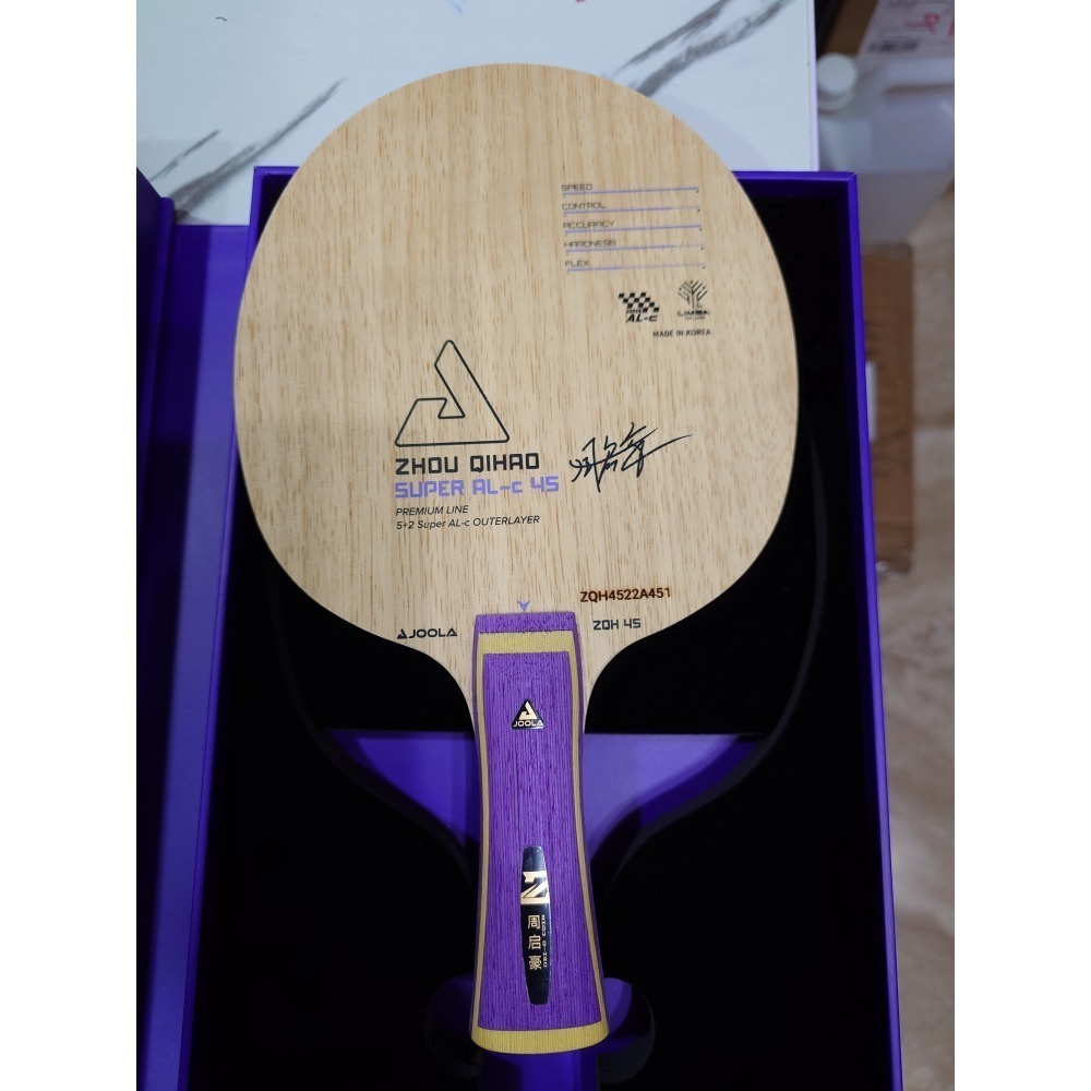 [小周桌球] JOOLA 絕版周啟豪 ZHOU DIHAO 45/90 FL/CS-規格圖1