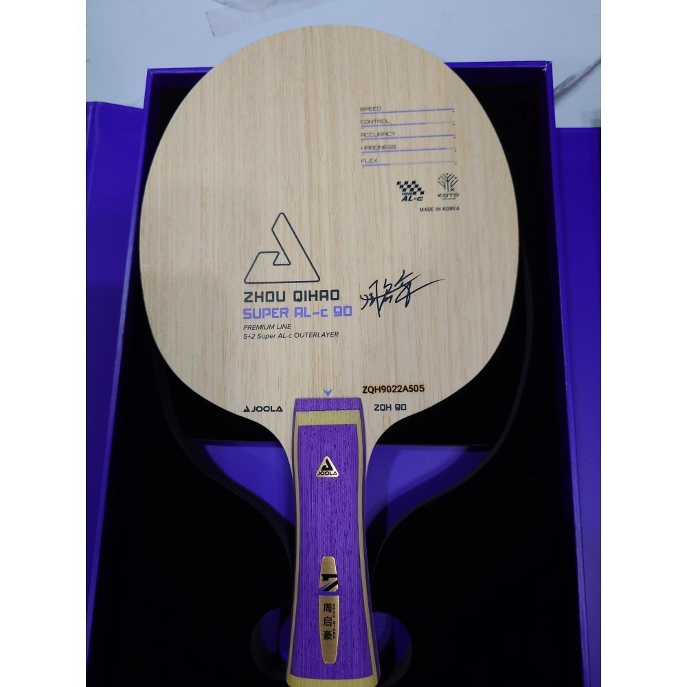 [小周桌球] JOOLA 絕版周啟豪 ZHOU DIHAO 45/90 FL/CS-規格圖1