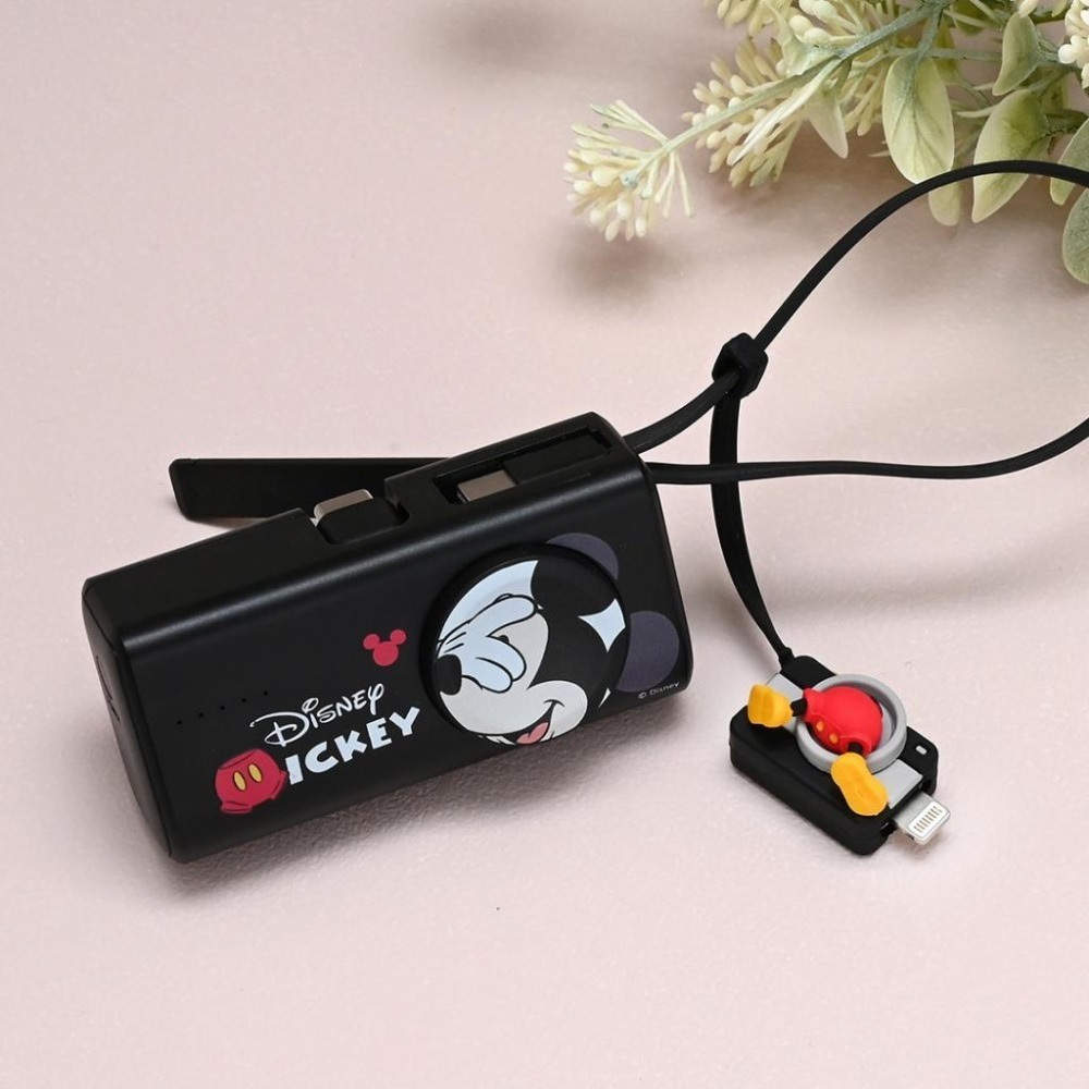 【7-ELEVEN 門市團購】迪士尼 魯斯佛 維尼 史迪奇 米奇 5000 膠囊行動電源 多功能快充 隨身充 口袋充-細節圖2