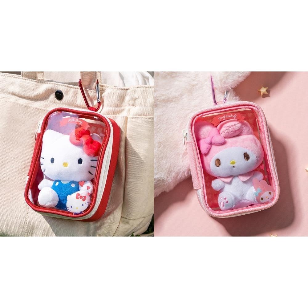 三麗鷗 711娃包 娃包 曬娃包 痛包 化妝包 收納包 防水包 卡包 Kitty 美樂蒂 人魚漢頓 酷企鵝 大耳狗-細節圖6