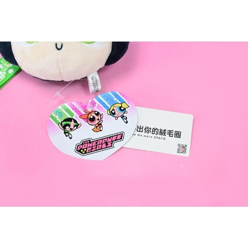 飛天小女警 花花 泡泡 毛毛 頭型掛件 4吋 鑰匙圈 掛飾 掛件 娃娃 玩偶 絨毛娃娃-細節圖2