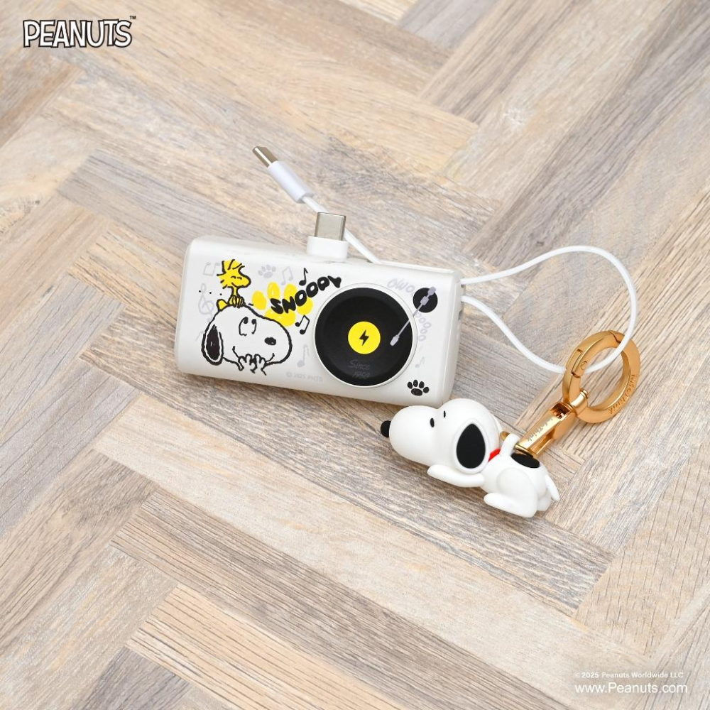 infoThink 訊想科技 史努比 歐拉夫 5000 膠囊行動電源 多功能快充 隨身充 口袋充 TypeC-細節圖3