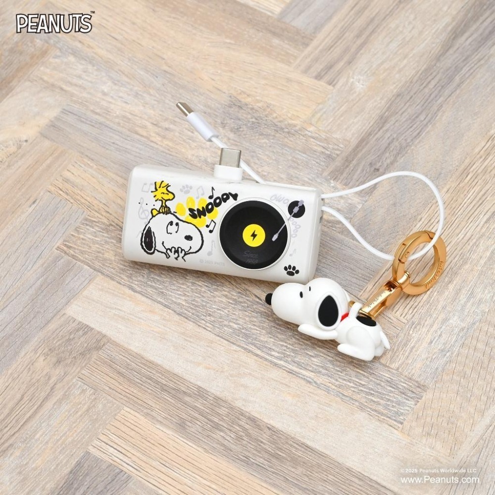 infoThink 訊想科技 史努比 歐拉夫 5000 膠囊行動電源 多功能快充 隨身充 口袋充 TypeC-細節圖3