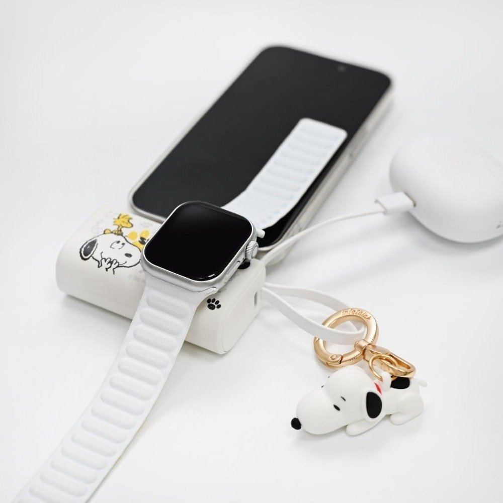 infoThink 訊想科技 史努比 歐拉夫 5000 膠囊行動電源 多功能快充 隨身充 口袋充 TypeC-細節圖5