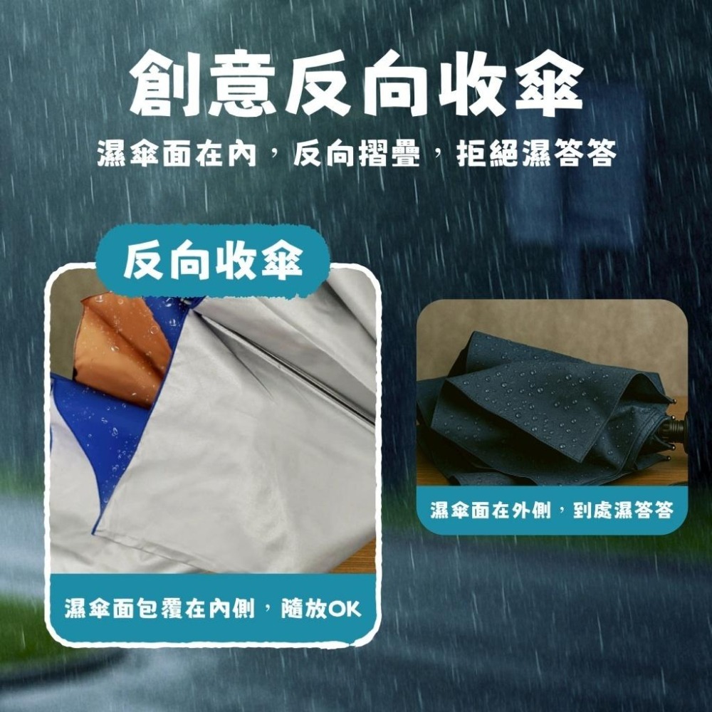 DINOTAENG 27吋巨無霸摺疊手開傘 雨傘 自動傘 摺疊傘  傘 超大傘 雨具 雨天 下雨-細節圖4
